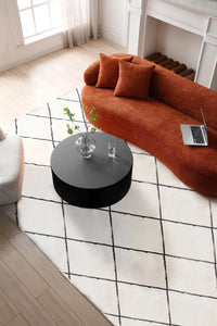 Sleek and Modern Round Coffee Table by Blak Hom Blak Hom