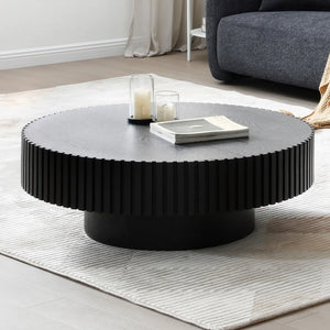 Modern Handcraft Drum Coffee Table by Blak Hom Blak Hom