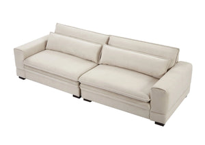 Modern Upholstered  Mid-Century Sofa Couch by Blak Hom Blak Hom