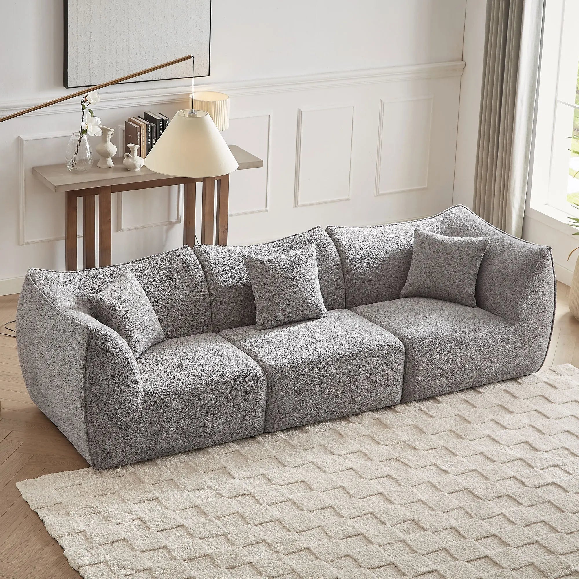 Deep Seats Modern 3 Seats Sofa by Blak Hom Blak Hom