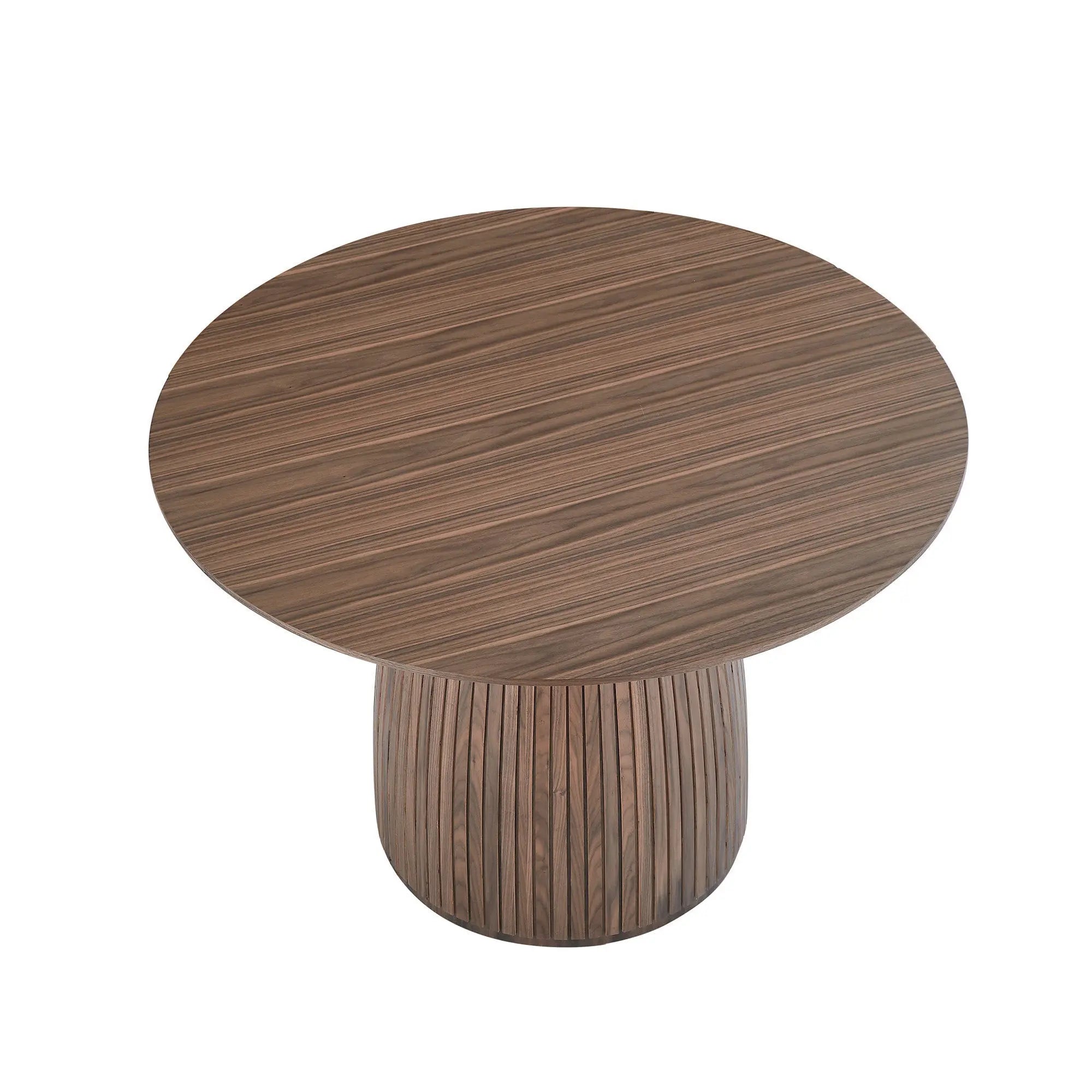 Walnut Wood Mid-Century Modern Dining Table by Blak Hom Blak Hom