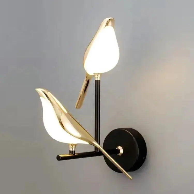 JYLIGHTING Modern Nordic LED Bird Wall Lamp Simple Decorative Metal Light with Adjustable Beam Angle Home Dining Room Kitchen KATANA HOUSE