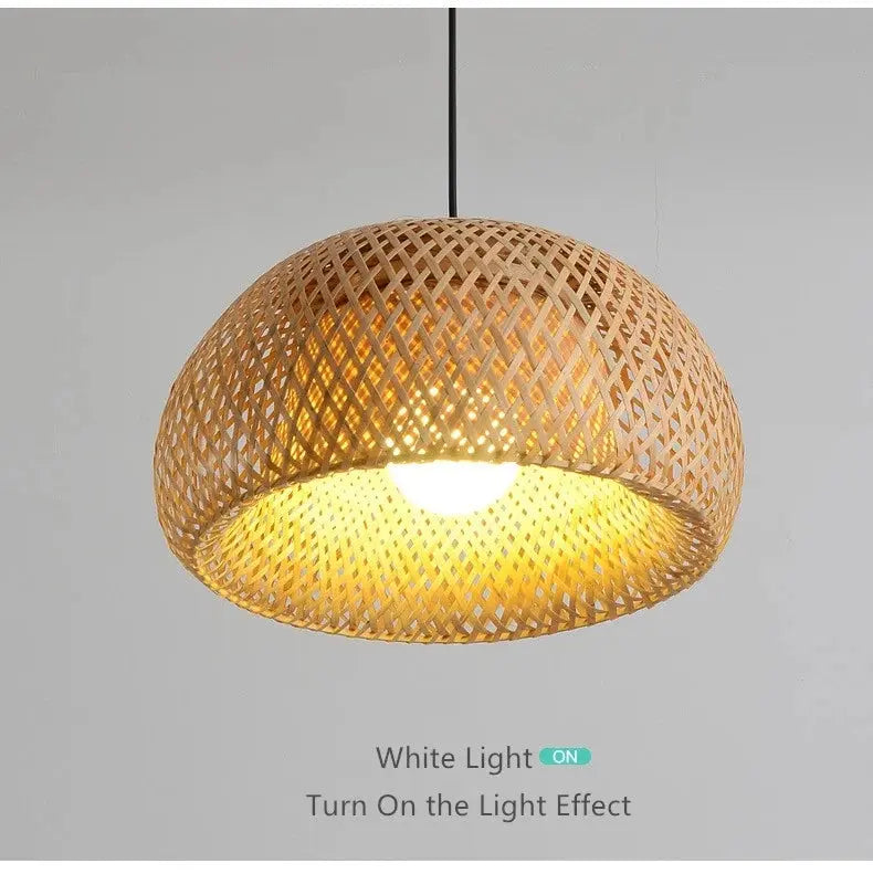 Classic 3Pcs Pendant Lamps Bambooo Wooden E27 Chandeliers Illumination Ceiling Lights Living Room Bedroom Home Lighting Decor KATANA HOUSE