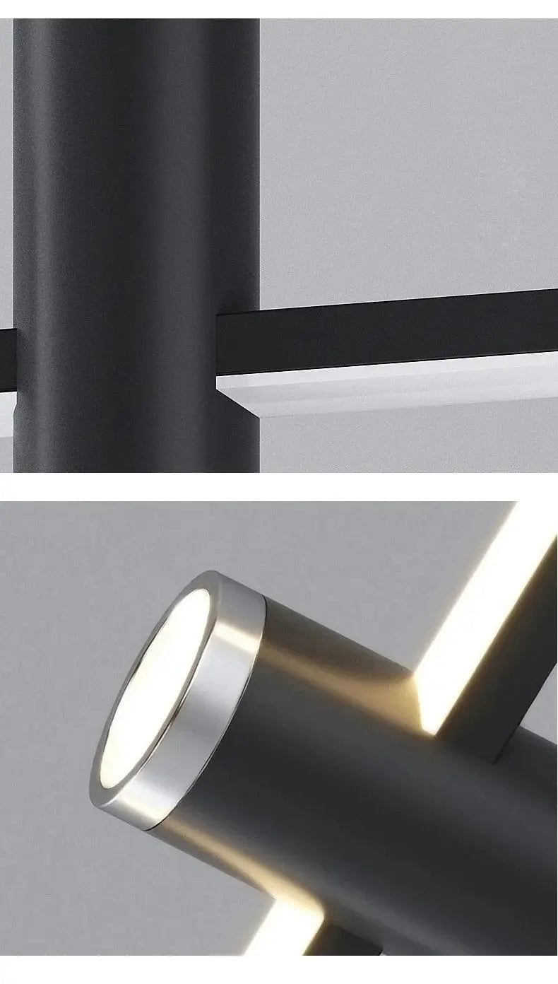 Modern Simple Led Pendant Lights Dining Room Table Lines Light Nordic Creative Bar Counter Long Strip Indoor Lighting Chandelier KATANA HOUSE