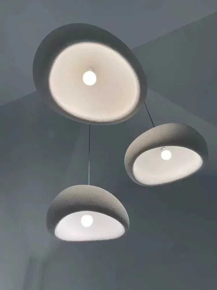 Nordic Wabi Sabi Pendant Lights Modern LED Ceiling Chandelier Lights for Living Room Bedroom Dining Room Home Decor Hanging Lamp KATANA HOUSE