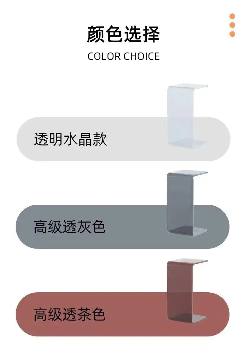 Transparent Acrylic Coffee Table Minimalist Sofa Side Table Living Room Side Table Simple Living Room Bay Window Coffee Tables KATANA HOUSE