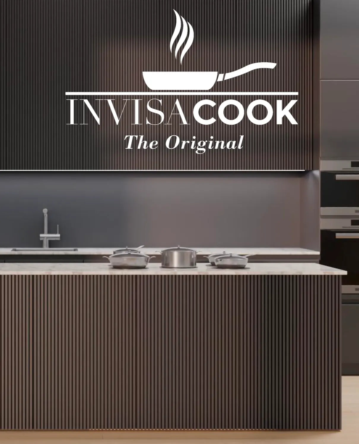 Invisacook Four Burner Linear Unit Invisible Cooktop KATANA HOUSE