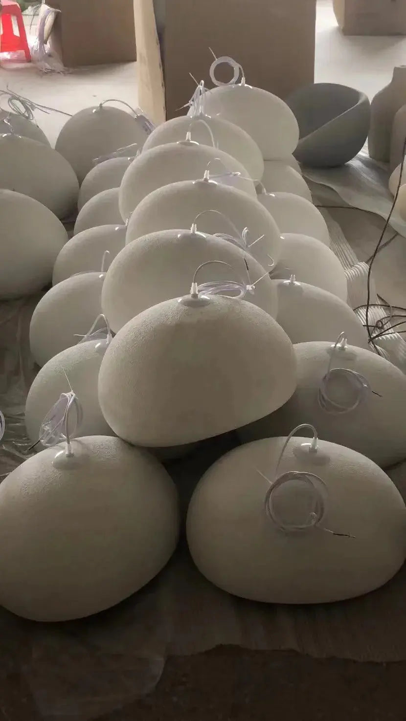 Nordic Wabi Sabi Pendant Lights Modern LED Ceiling Chandelier Lights for Living Room Bedroom Dining Room Home Decor Hanging Lamp KATANA HOUSE