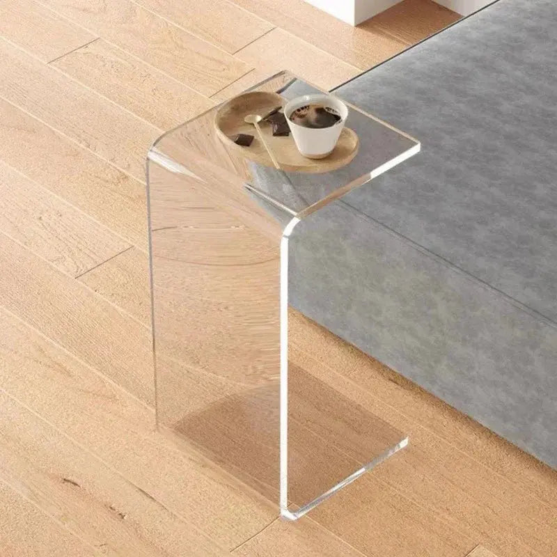 Transparent Acrylic Coffee Table Minimalist Sofa Side Table Living Room Side Table Simple Living Room Bay Window Coffee Tables KATANA HOUSE
