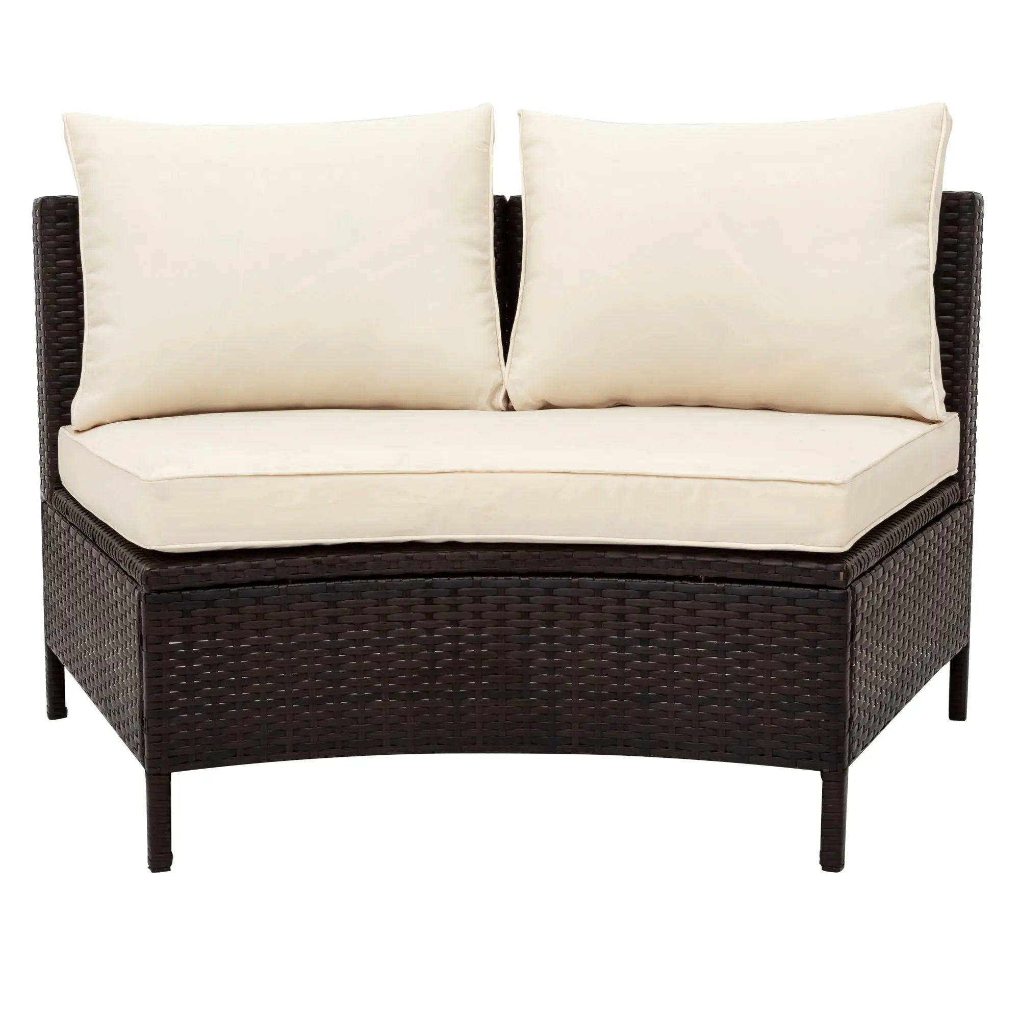 5 Pieces All-Weather PE Rattan Wicker Sofa Set by Blak Hom Blak Hom