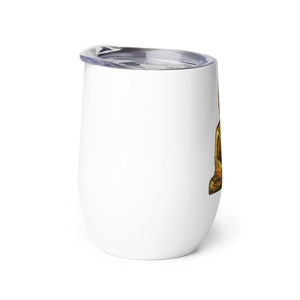 Gold Buddha Wine tumbler - COFFEE RELIGION