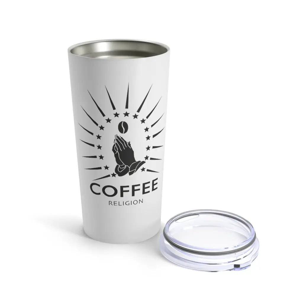 Iconic Coffee Religion Tumbler 20oz Printify