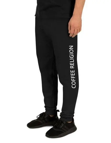 COFFEE RELIGION Unisex Jogger Lounge Pants Yoga - COFFEE RELIGION