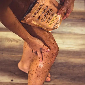 Deluge Organic Coffee Body and Face Scrub Natural, stretch marks, cellulite DELUGE Cosmetics