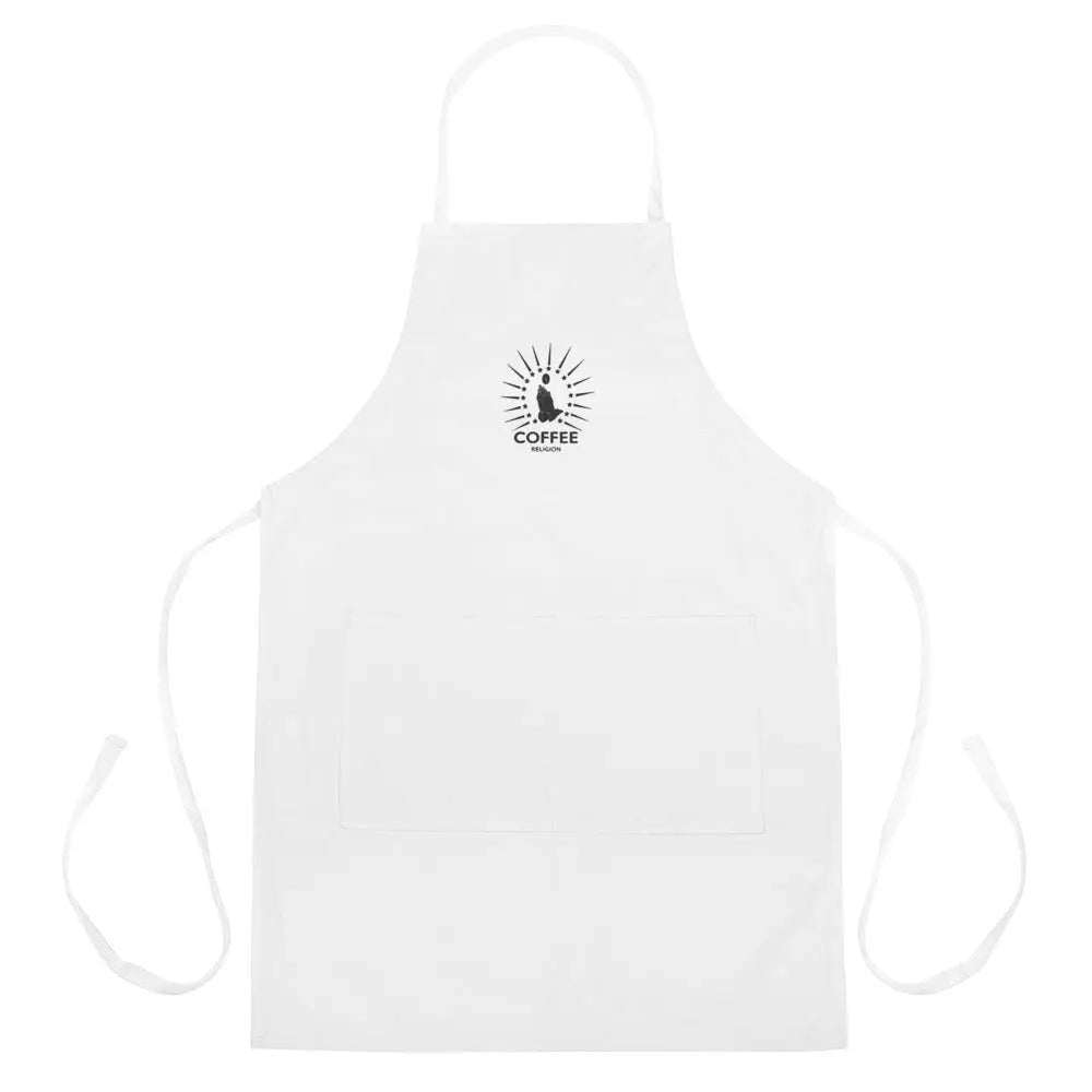 Coffee Religion Embroidered Apron COFFEE RELIGION