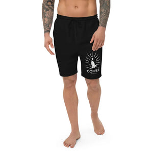 Men's Iconic Coffee Religion fleece yoga active shorts COFFEE RELIGION