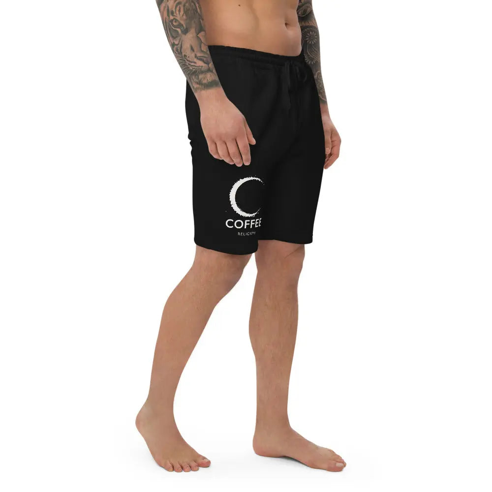 Men's Coffee Religion fleece yoga active jogging shorts COFFEE RELIGION