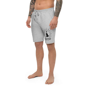 Men's Iconic Coffee Religion fleece yoga active shorts COFFEE RELIGION