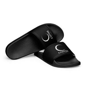 COFFEE RELIGION BLACK Logo Men’s slides COFFEE RELIGION