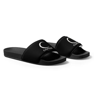 COFFEE RELIGION BLACK Logo Men’s slides COFFEE RELIGION