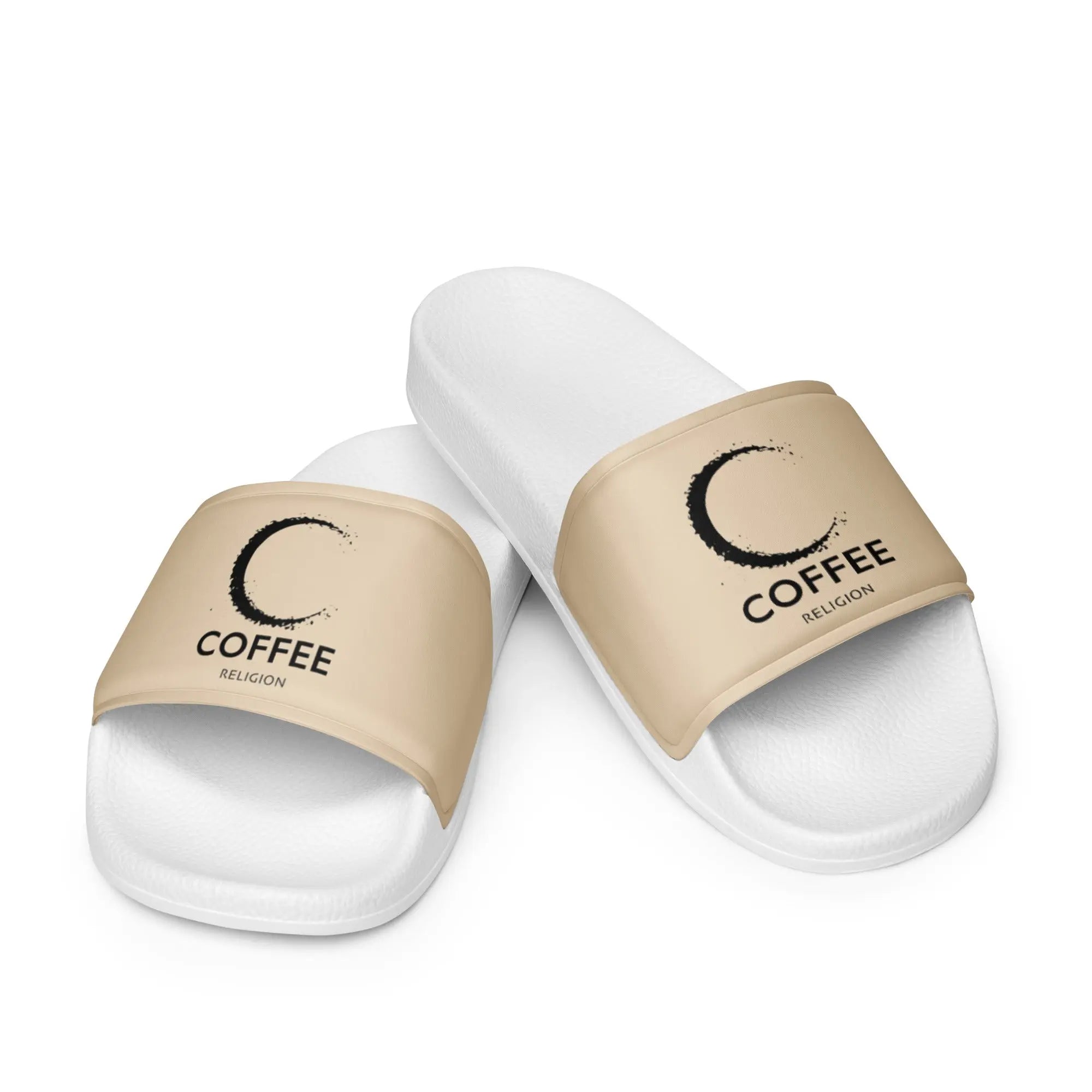 COFFEE RELIGION Logo Men’s slides COFFEE RELIGION