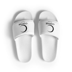 COFFEE RELIGION White Men’s slides COFFEE RELIGION