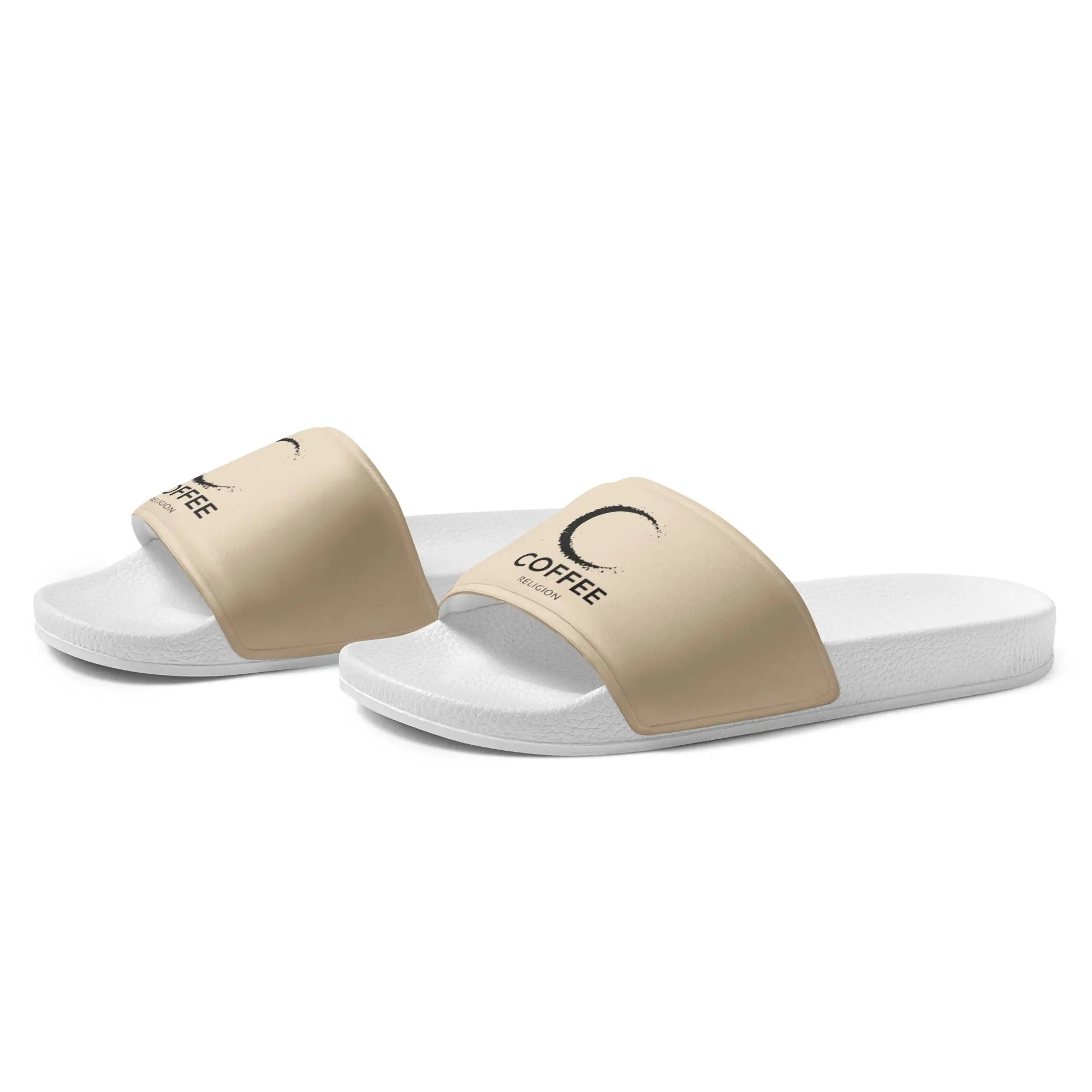 COFFEE RELIGION Logo Men’s slides COFFEE RELIGION