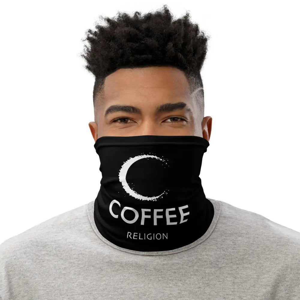 COFFEE RELIGION Neck Gaiter Face Mask COFFEE RELIGION