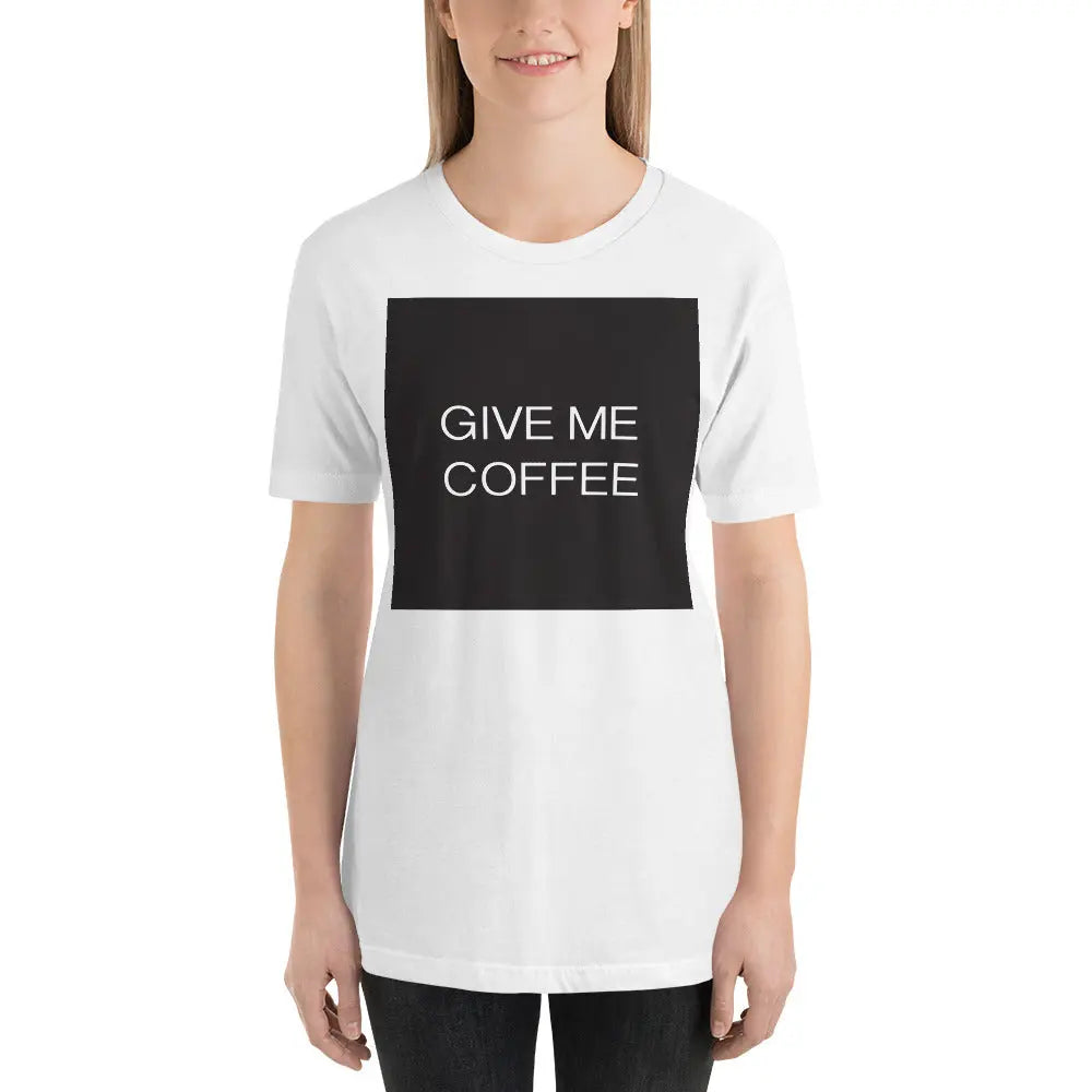 GIVE ME COFFEE by Coffee Religion Long Unisex T-Shirt COFFEE RELIGION