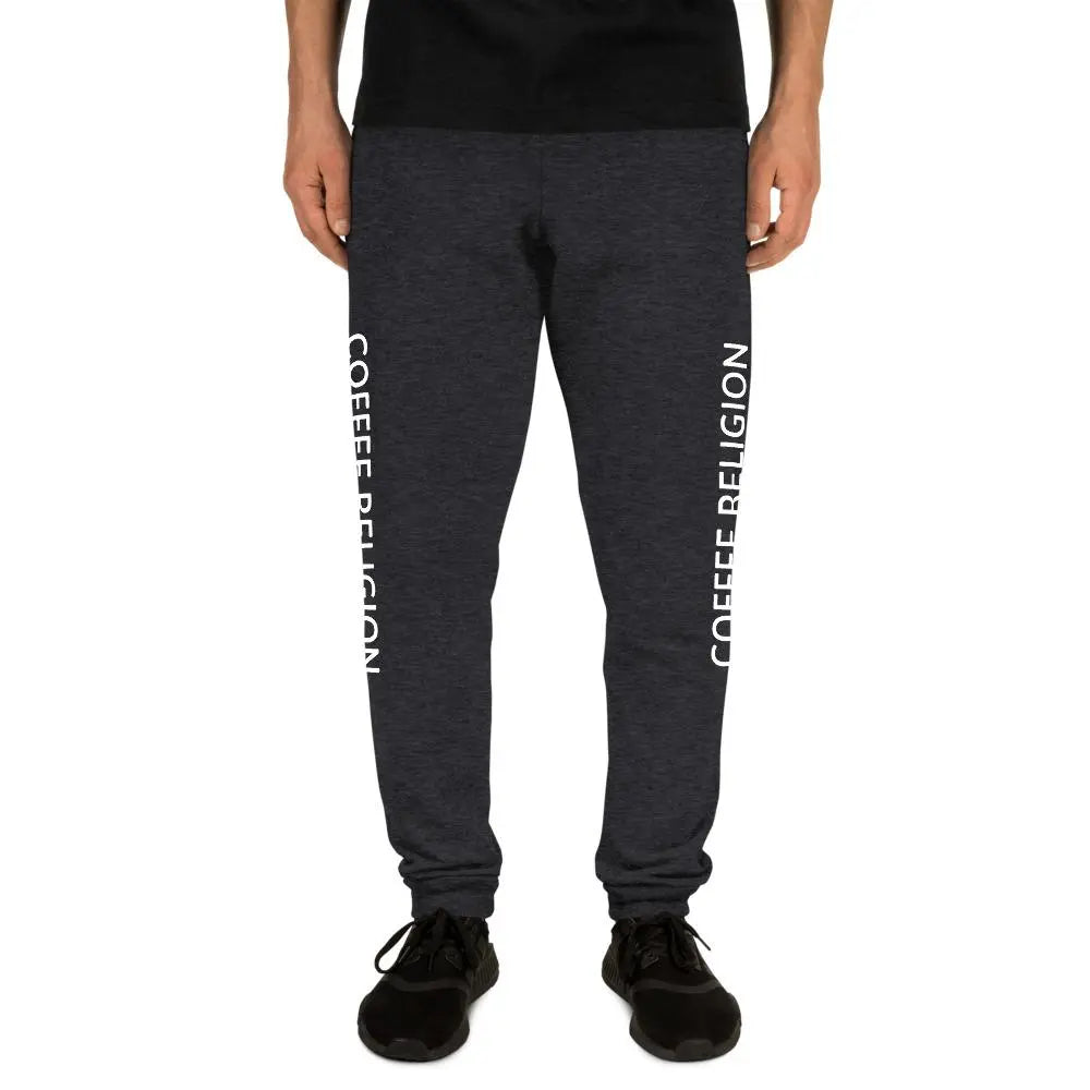 COFFEE RELIGION Unisex Jogger Lounge Pants Yoga - COFFEE RELIGION