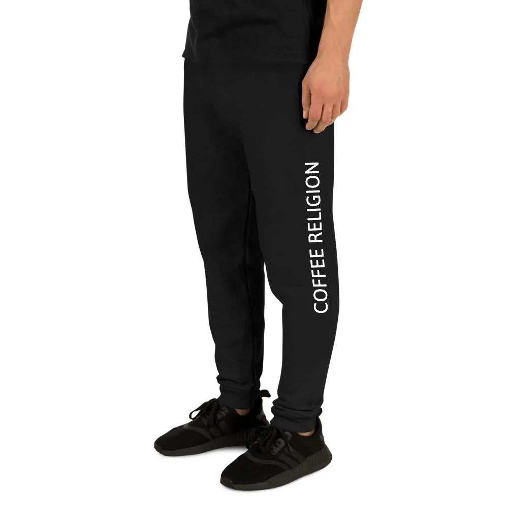 COFFEE RELIGION Unisex Jogger Lounge Pants Yoga - COFFEE RELIGION