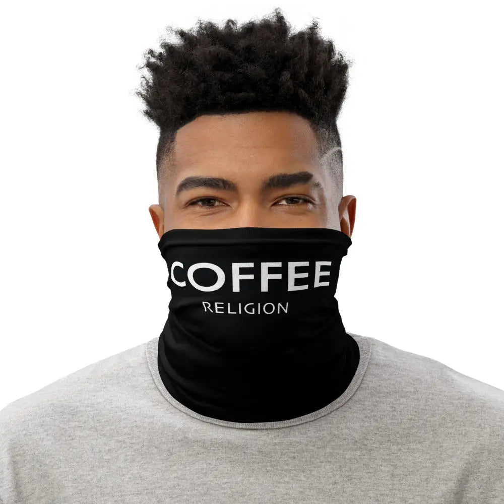 COFFEE RELIGION Neck Gaiter Mask COFFEE RELIGION