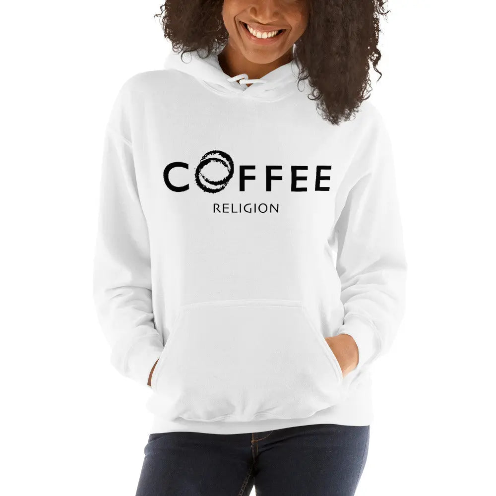 COFFEE RELIGION Embroided Unisex Hoodie COFFEE RELIGION