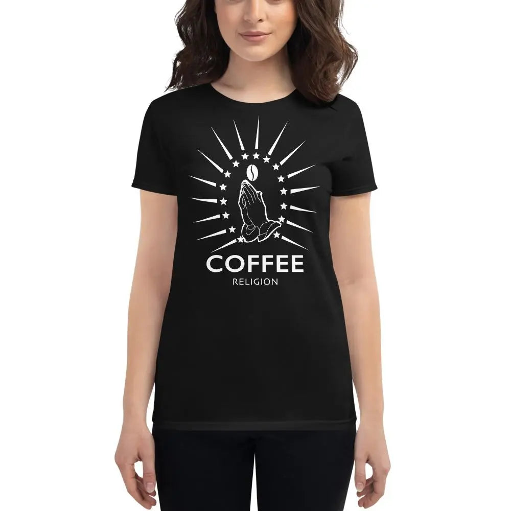 COFFEE RELIGION Fashion Fit t-shirt - COFFEE RELIGION