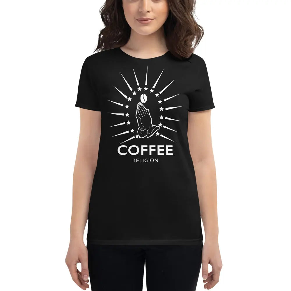 COFFEE RELIGION Fashion Fit t-shirt COFFEE RELIGION