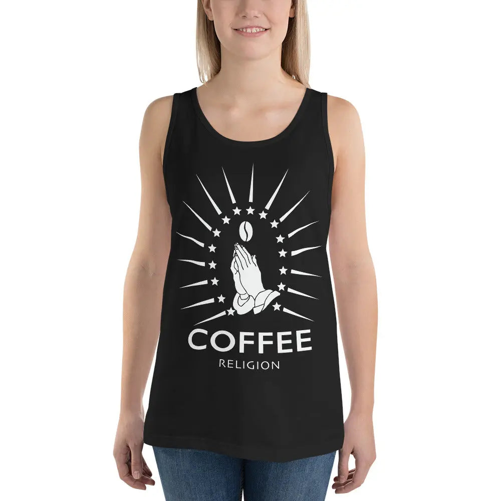 COFFEE RELIGION 2020 Graphic T-Shirt Long Unisex Tank Top COFFEE RELIGION