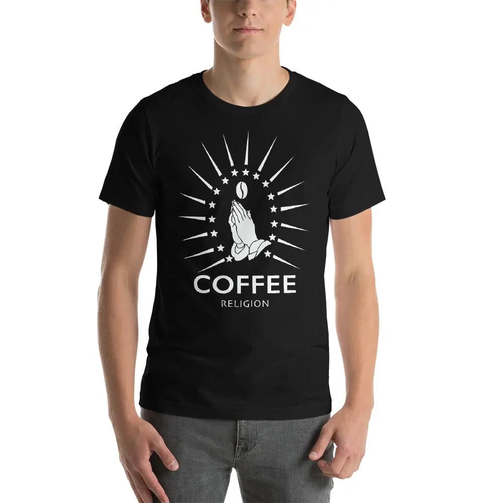 COFFEE RELIGION Logo Tee Long Unisex T-Shirt - COFFEE RELIGION