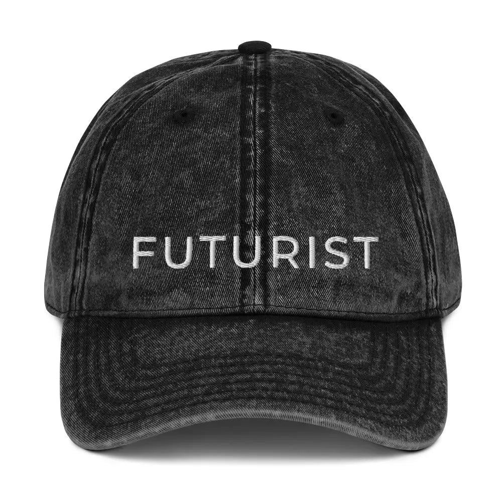 FUTURIST Vintage Cotton Twill Baseball Hat Cap COFFEE RELIGION