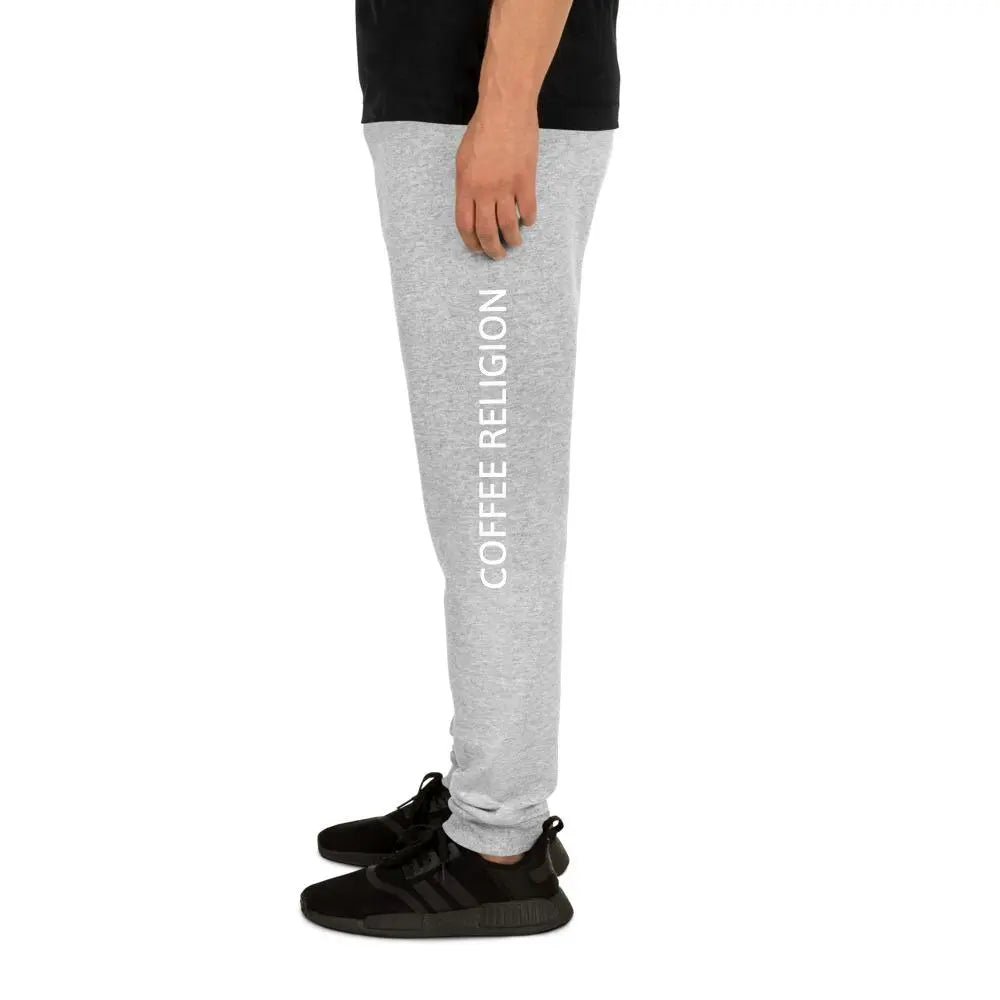 COFFEE RELIGION Unisex Jogger Lounge Pants Yoga - COFFEE RELIGION