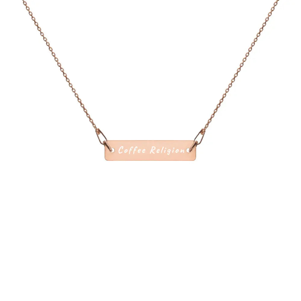 COFFEE RELIGION 18 KT Rose Gold Necklace COFFEE RELIGION