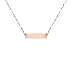 COFFEE RELIGION 18 KT Rose Gold Necklace COFFEE RELIGION