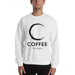 COFFEE RELIGION Logo Sweatshirt in white COFFEE RELIGION