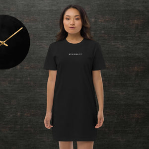 MINIMALIST Organic cotton t-shirt dress COFFEE RELIGION