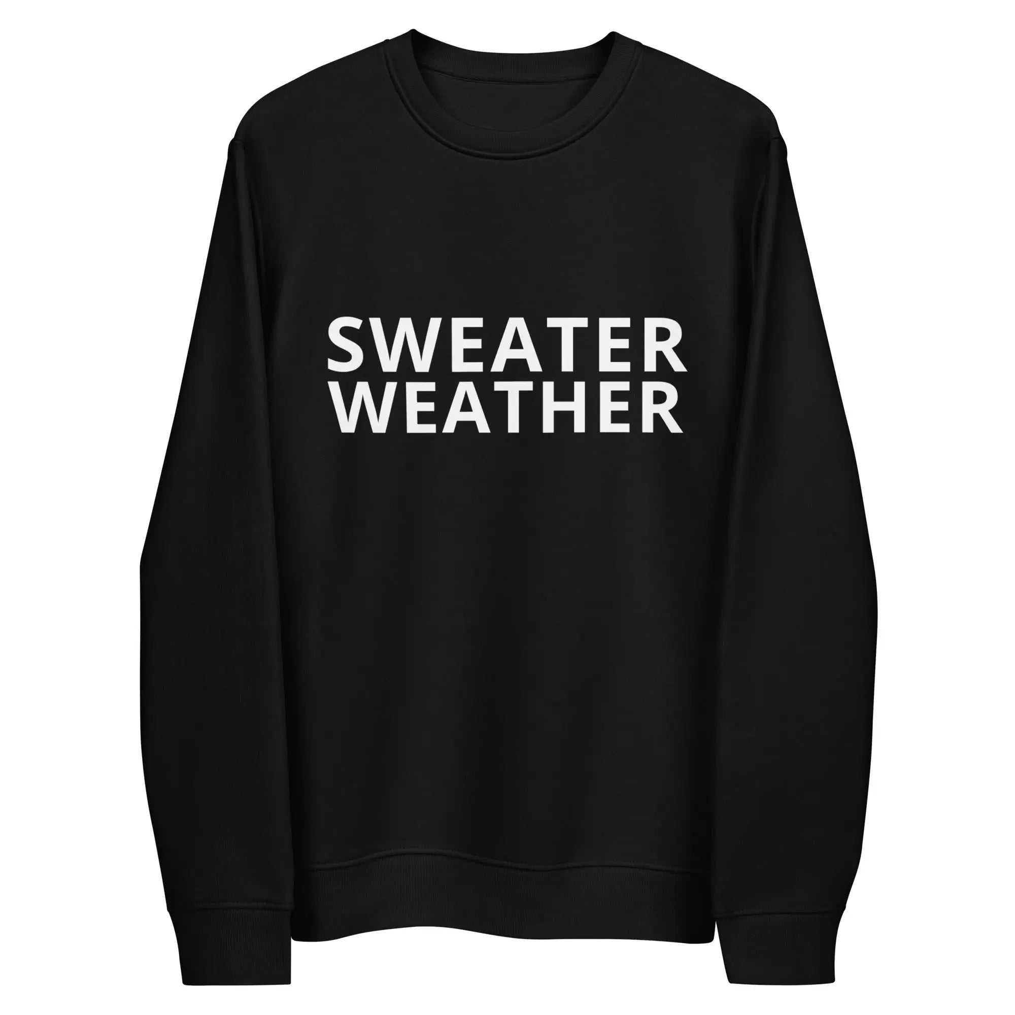 Sweater Weather men's woman's sweatshirt black COFFEE RELIGION