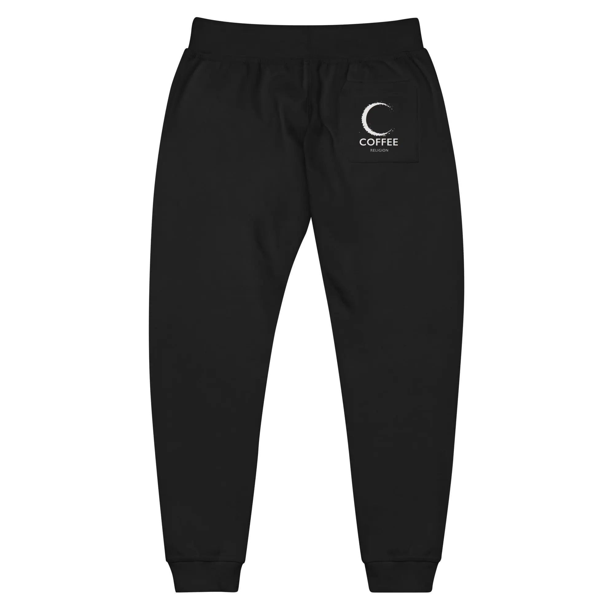 COFFEE RELIGION Men's Woman's Black Sweatpants COFFEE RELIGION