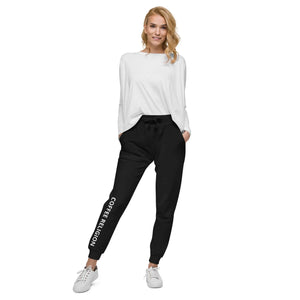 COFFEE RELIGION Men's Woman's Black Sweatpants COFFEE RELIGION