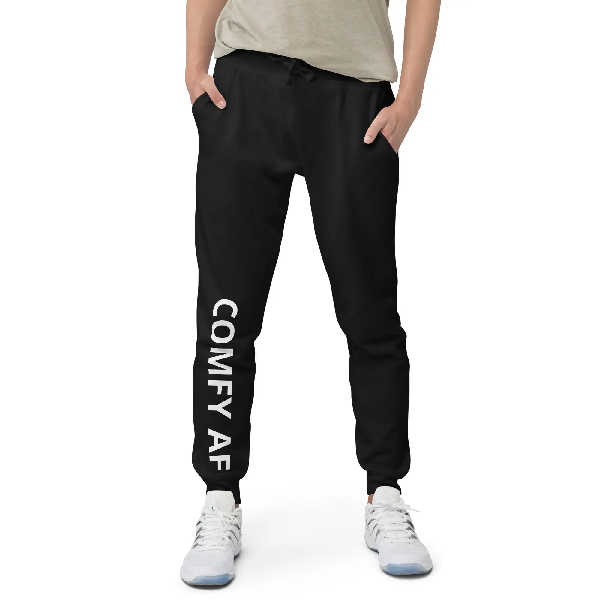 COFFEE RELIGION COMFY AF Mens woman's fleece sweatpants COFFEE RELIGION