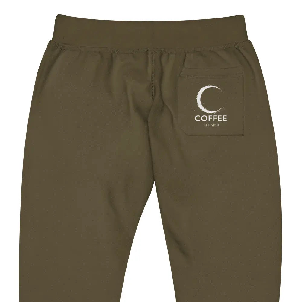 COFFEE RELIGION Men's Woman's Black Sweatpants COFFEE RELIGION