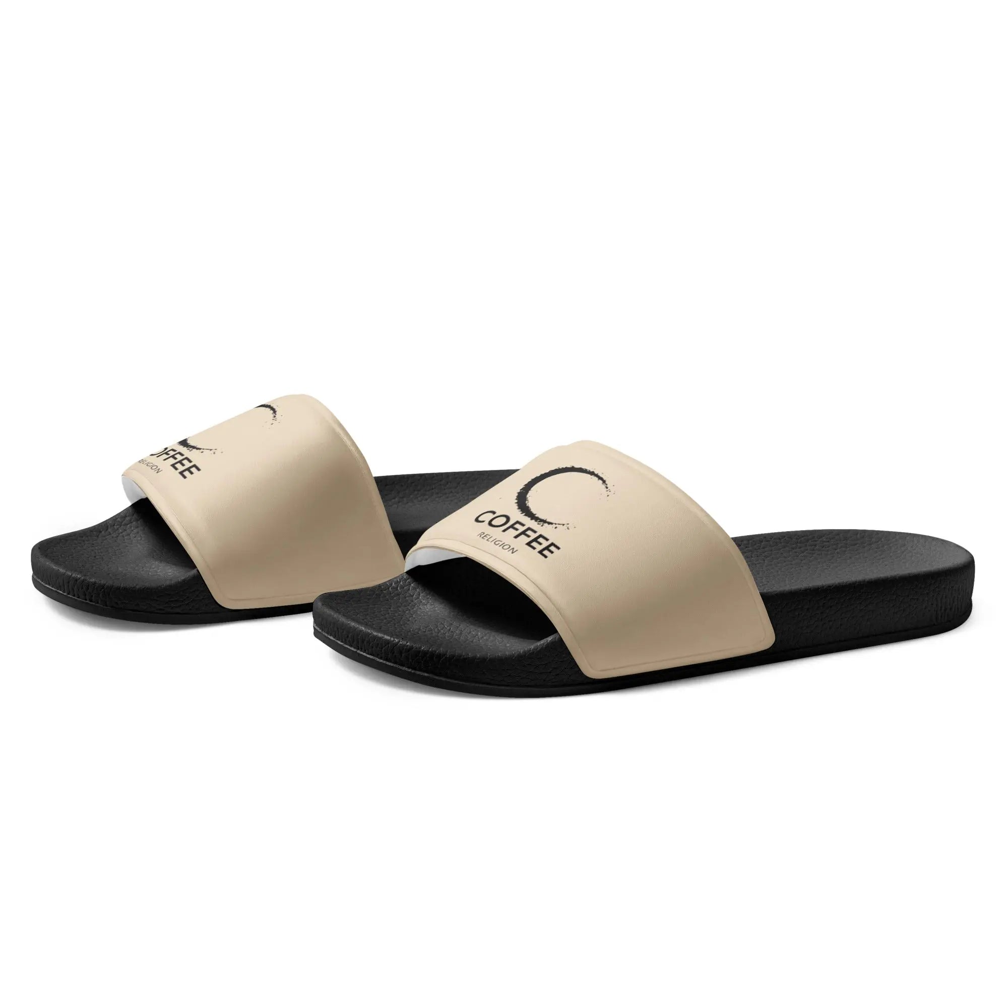 COFFEE RELIGION Women's slides COFFEE RELIGION