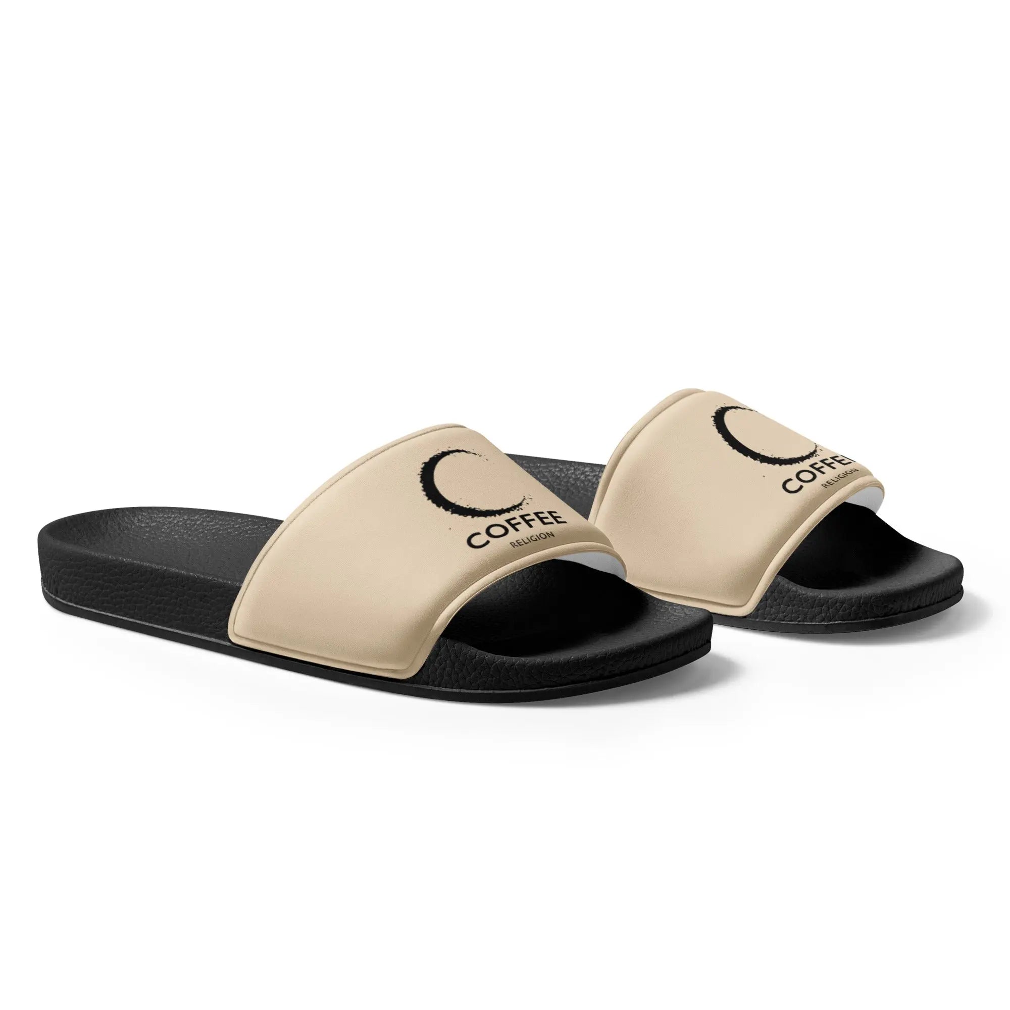 COFFEE RELIGION Women's slides COFFEE RELIGION